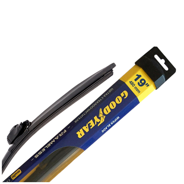 Щетка стеклоочистителя GOODYEAR FRAMELESS бескар 19"/48 cm  всесезонная, MULTICLIP