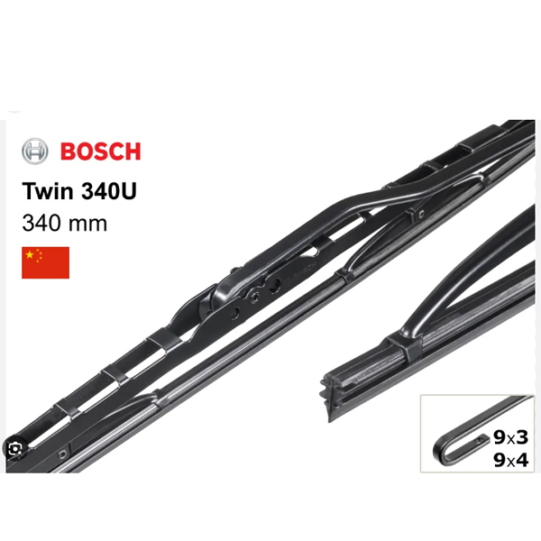Щетка стеклоочистителя BOSCH Twin 340U 340 мм каркас. 3397004578