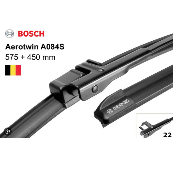 Щетка стеклоочистителя BOSCH AeroTwin A084S 575/450 мм бескар. 2шт 3397007084