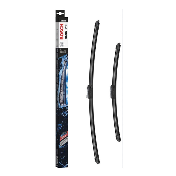 Щетка стеклоочистителя BOSCH AeroTwin A863S 650/450 мм бескар. 2шт 3397007863
