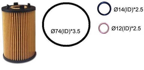 Фильтр масляный JS ASAKASHI OE0124 (OX1158D)