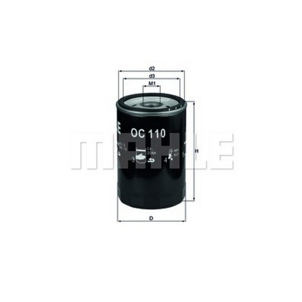 Фильтр масляный KNECHT OC110 (W719/13)