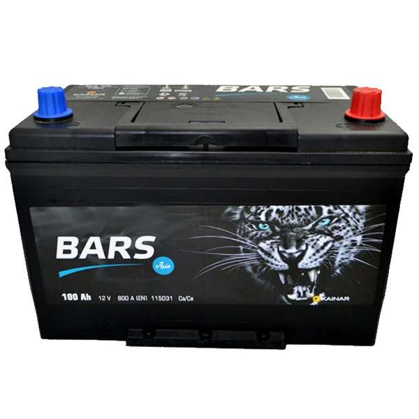 6СТ-100 * BARS Asia 115D31 обратная 800А 304x173x222 (Казахстан)