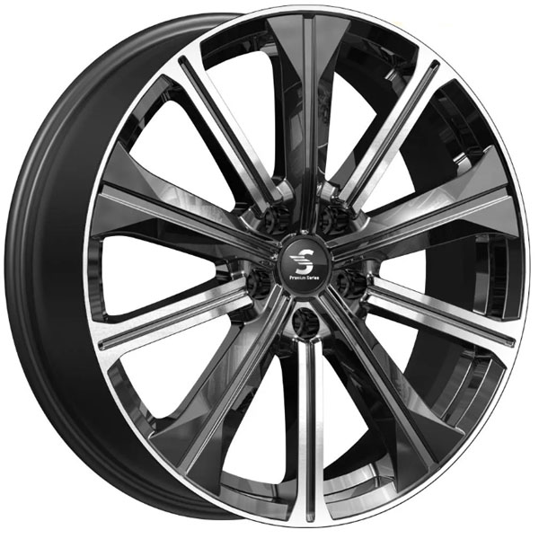 7x19 5x114.3 40(ET) 66.6(DIA) СКАД KP013 Fury black (19_Haval Dargo)
