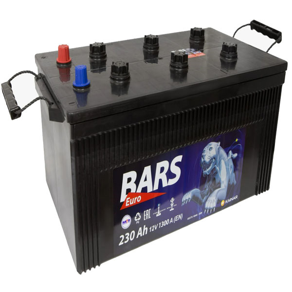 6СТ-230 * BARS обратная 1300А 518x274x238 (Казахстан)