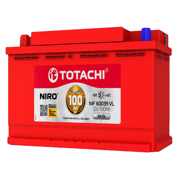 6СТ-100 * TOTACHI NIRO MF 60039 VL прямая