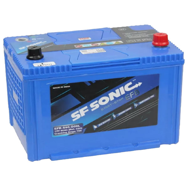 6СТ-100 * SF SONIC Asia прямая 850А 305x172x225 (115D31R) Индия