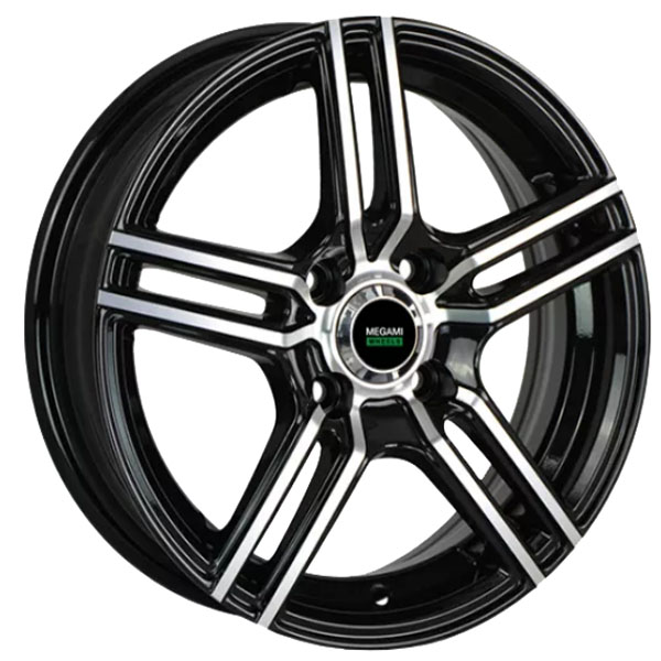 5.5x14 4x100 43(ET) 60.1(DIA) Megami MGM-1 BKF