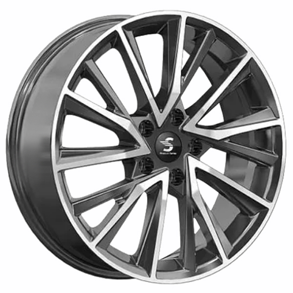 7.5x18 5x108 36(ET) 65.1(DIA) K&K KP010 Diamond black gris Exeed TXL