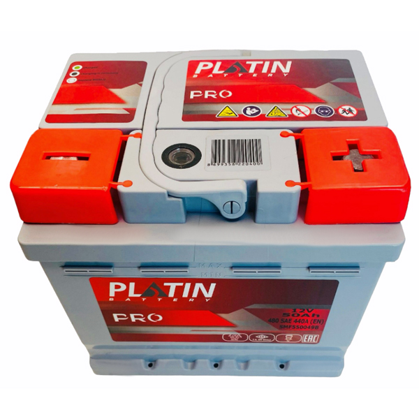 6СТ-52 * PLATIN PRO обратная 440А 207x175x175 (низкий) (кубик) Турция