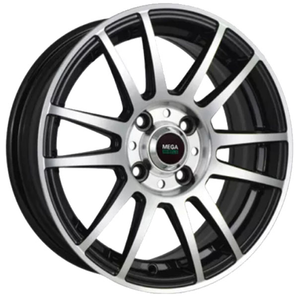 6x15 4x100 50(ET) 60.1(DIA) CROSS STREET Y4917 BKF