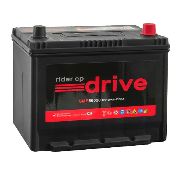 6СТ-60 * RIDER Asia обратная 630А 231x172x220 SMF56020 (Китай)