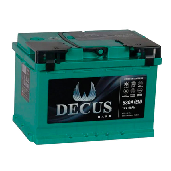 6СТ-60 * DECUS обратная 630А 242x175x190