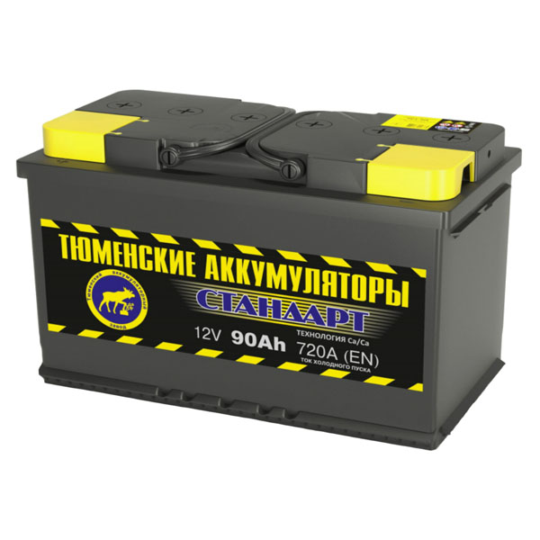 6СТ-90 * Тюмень STANDART обратная 720А 324x175x210 (Россия)