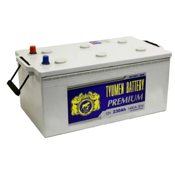 6СТ-230 * Тюмень Premium обратная Толстые 1480А 518x278x242 (Россия)