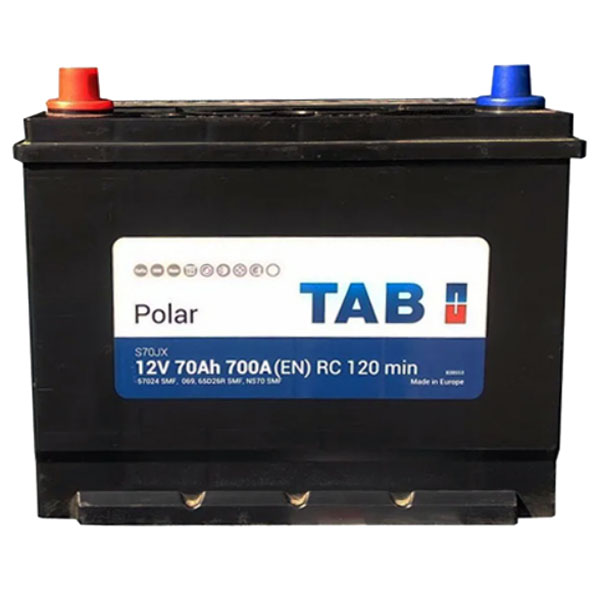 6СТ-70 * TAB POLAR JIS MF прямая 700А 269x173x198 (Словения)