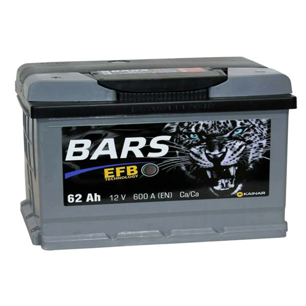 6СТ-62 * BARS прямая 550А 242x175x190 (Казахстан)