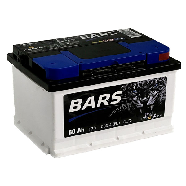 6СТ-60 * BARS обратная 600А 242x175x190 (Казахстан)