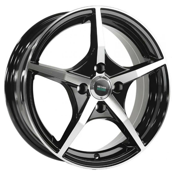 5.5x14 4x98 35(ET) 58.6(DIA) Megami MGM-19FF BKF