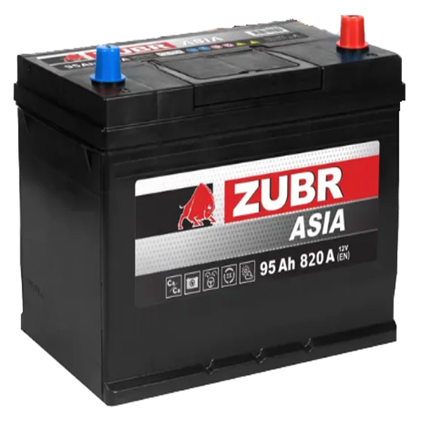 6СТ-95 * ZUBR ULTRA  Asia обратная 820А 303x175x225 (Беларусь)