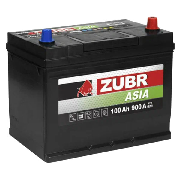 6СТ-100 * ZUBR Premium Asia обратная 850А 303x175x225 (Беларусь)