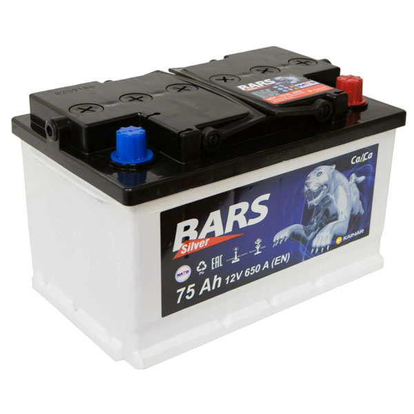 6СТ-75 * BARS обратная низкий 650А 278x175x175 (Казахстан)