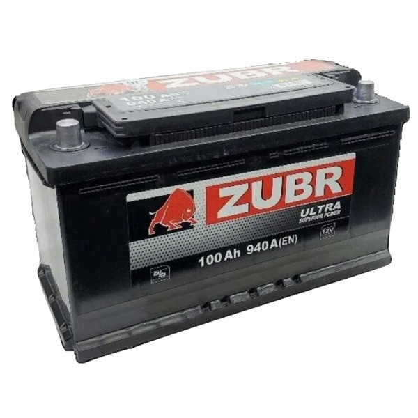6СТ-100 * ZUBR ULTRA прямая 940А 353x175x190 (Беларусь)