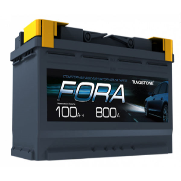 6СТ-100 * FORA прямая 800А 353x175x190 (Рязань)