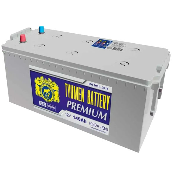 6СТ-145 * Тюмень Premium обратная 1020А 513x189x230 (Россия)