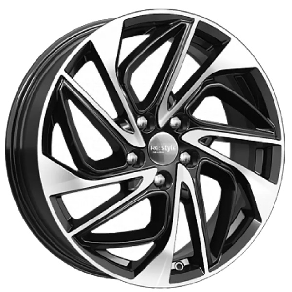 7x18 5x114.3 45(ET) 60.1(DIA) K&K Алмаз черный Geely Atlas (KC883)